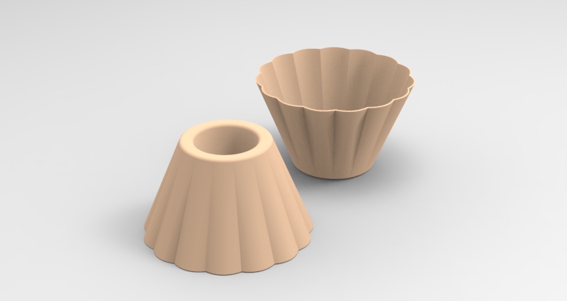 Květináč - bábovka