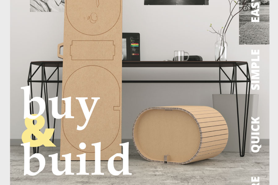 STRIPE-VO II. papierový nábytok