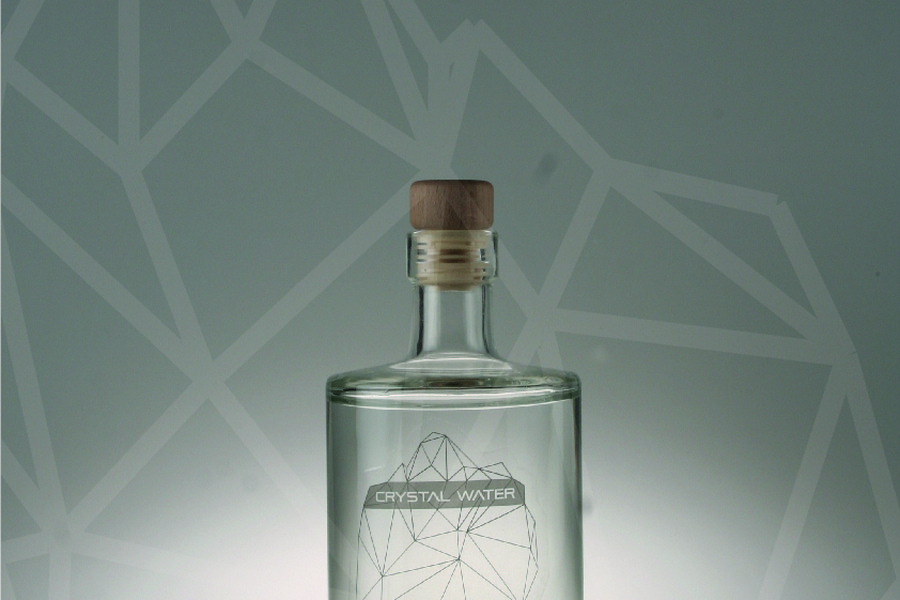 Luxusní etiketa na vodu