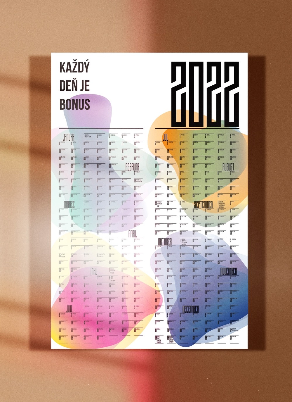 Kalendár na rok 2022