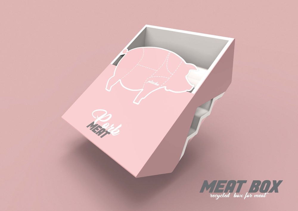 MEAT BOX - recycled box for meat
