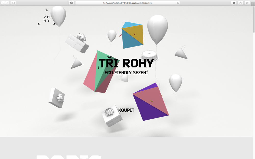 3ROHY - papírový nábytek