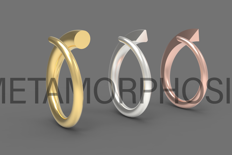 Šperk inspirovaný matematikou / Metamorphosis