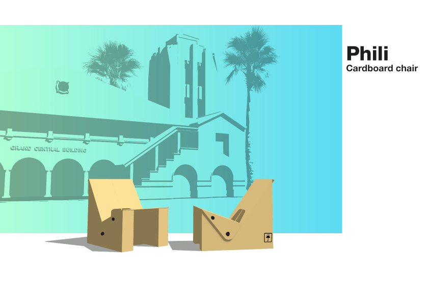 Phili- cardboard chair