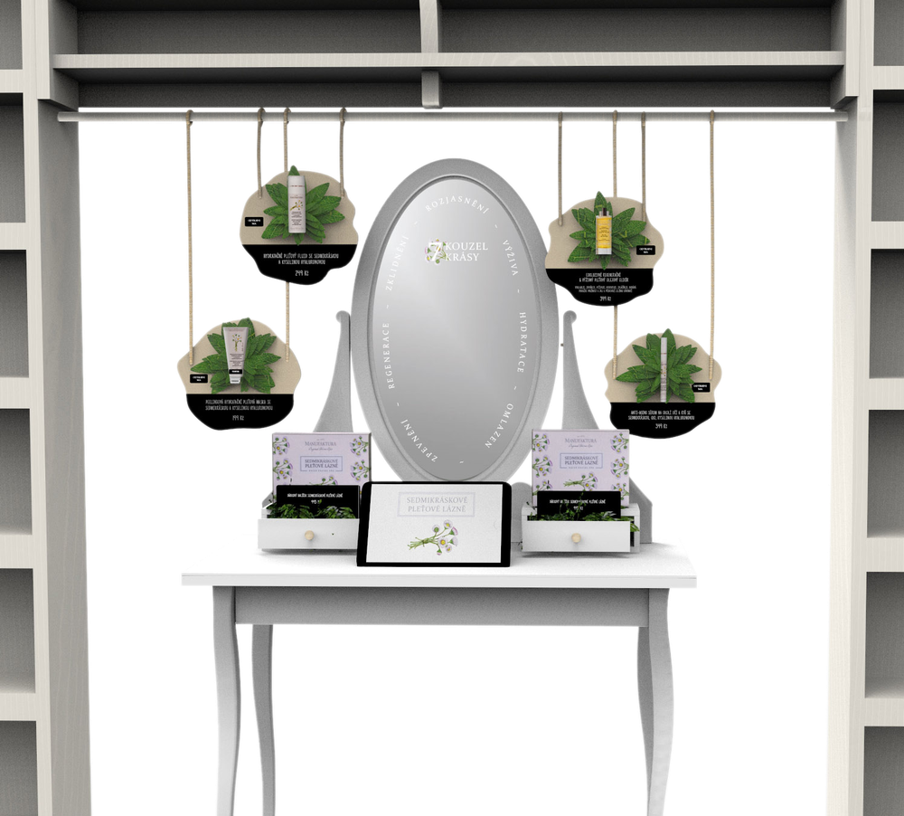 P.O.P Prezentačný stojan pre Manufaktúru