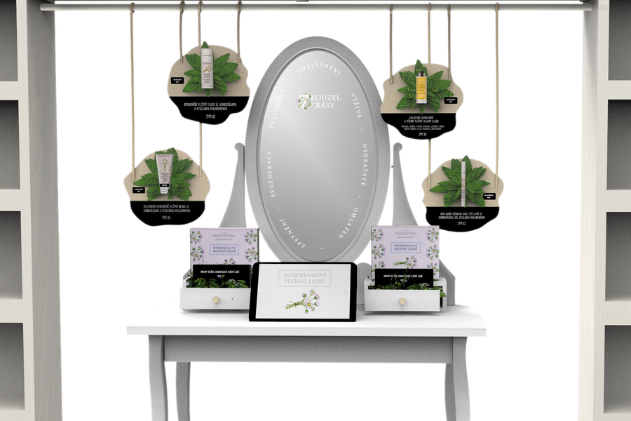 P.O.P Prezentačný stojan pre Manufaktúru