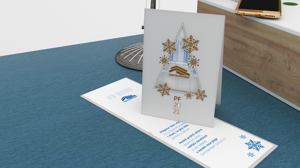 Novoročenka pro společnost Centroprojekt group a.s.