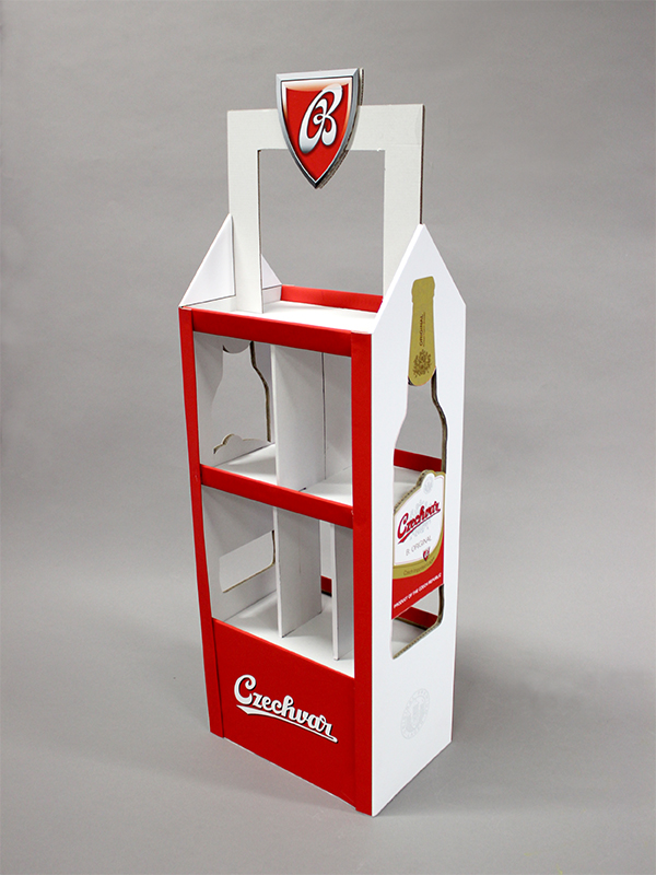 Prodejní stojan Czechvar