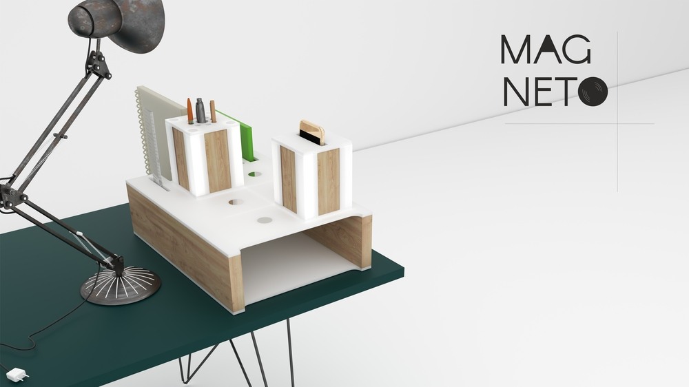 Magneto stolní organizér