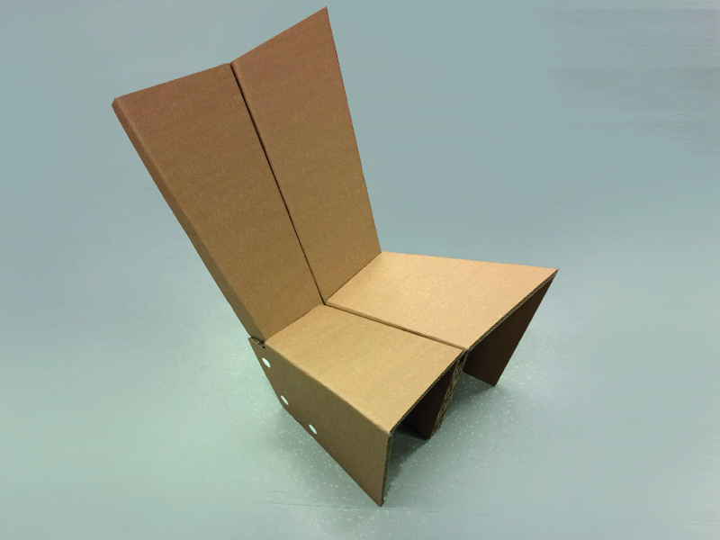 KUBO - papierové kreslo