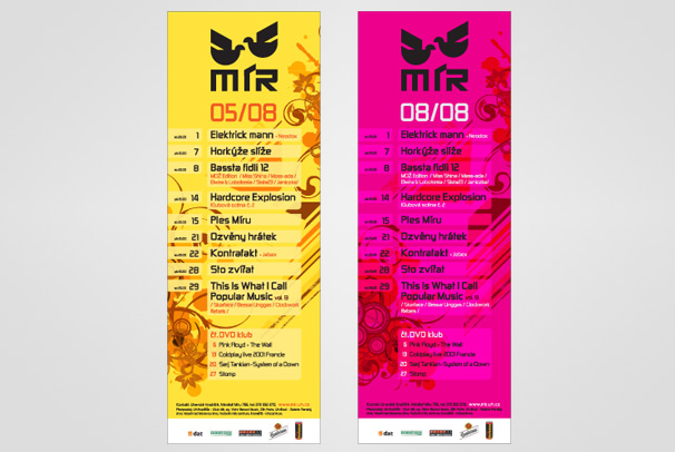 Periodický program klubu Mír