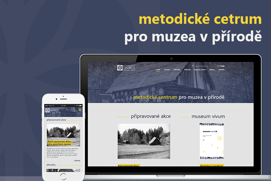 metodické centrum pro muzea v přírodě // redesign webu