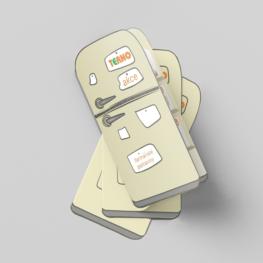 Navrh grafického letáku pro společnost COOP TERNO.