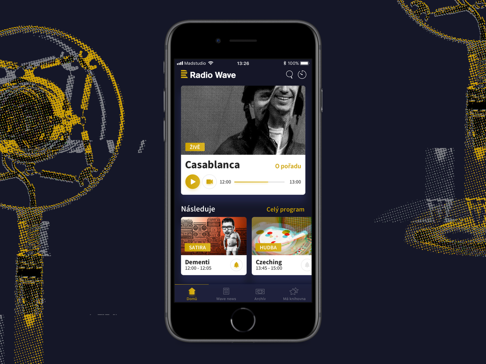 Radio Wave - Mobilní Aplikace