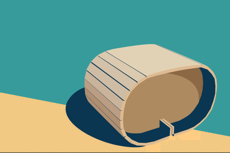 STRIPE-VO II. // paper furniture