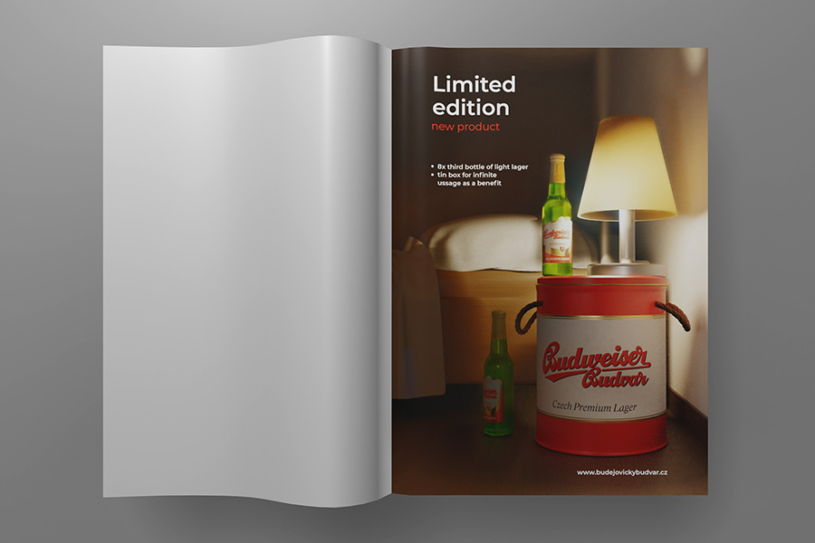 Budweiser Budvar inzerát