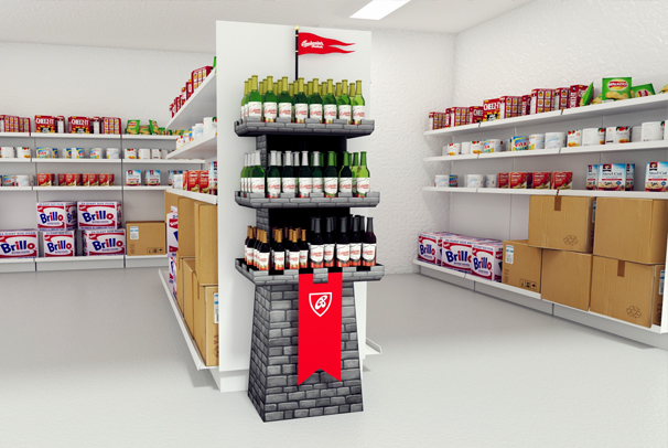 P.O.P. Budvar Budweiser