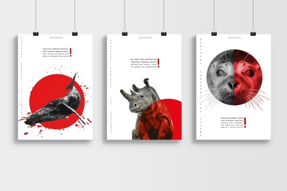 typografický plakát_série