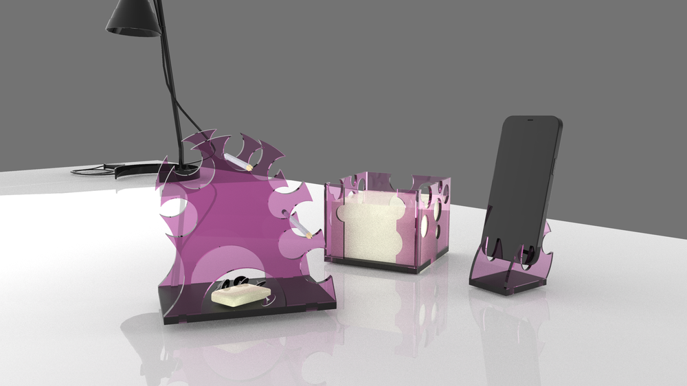 Anemones / Flat Pack / Desk Set