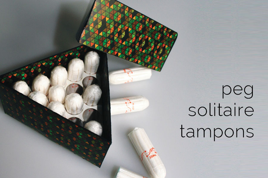 Peg Solitaire Tampons