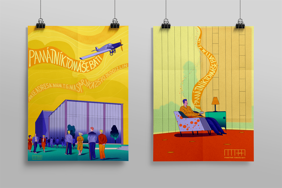 Památník Tomáše Bati – vizuální styl