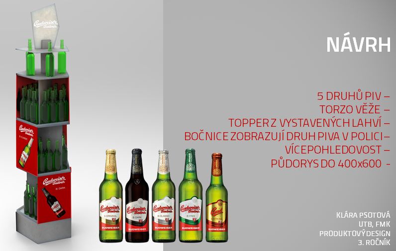 P.O.P. stojan Budvar