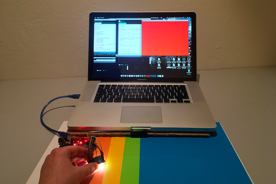 Arduino + Color Sensor + Processing