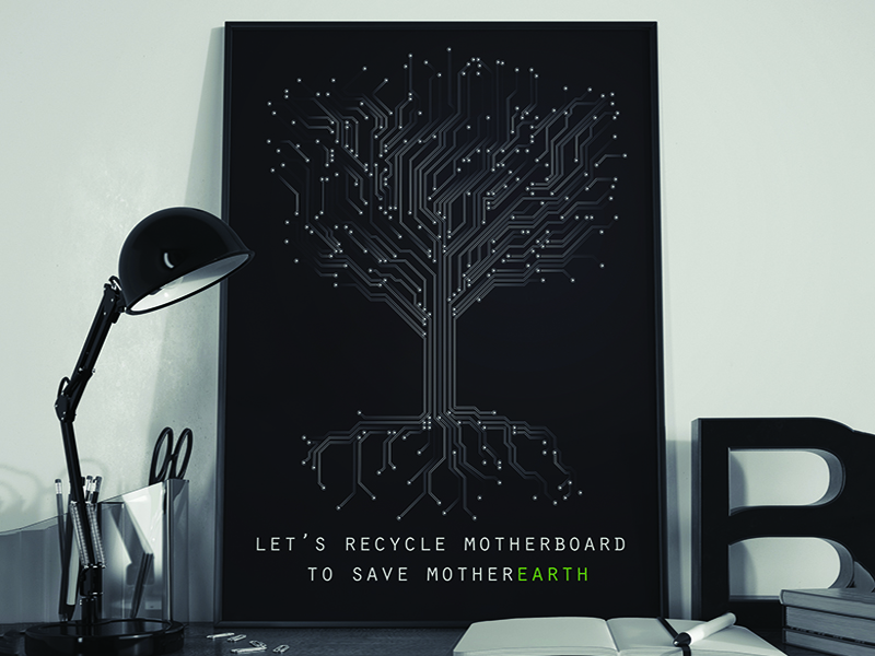 Electronic waste poster 