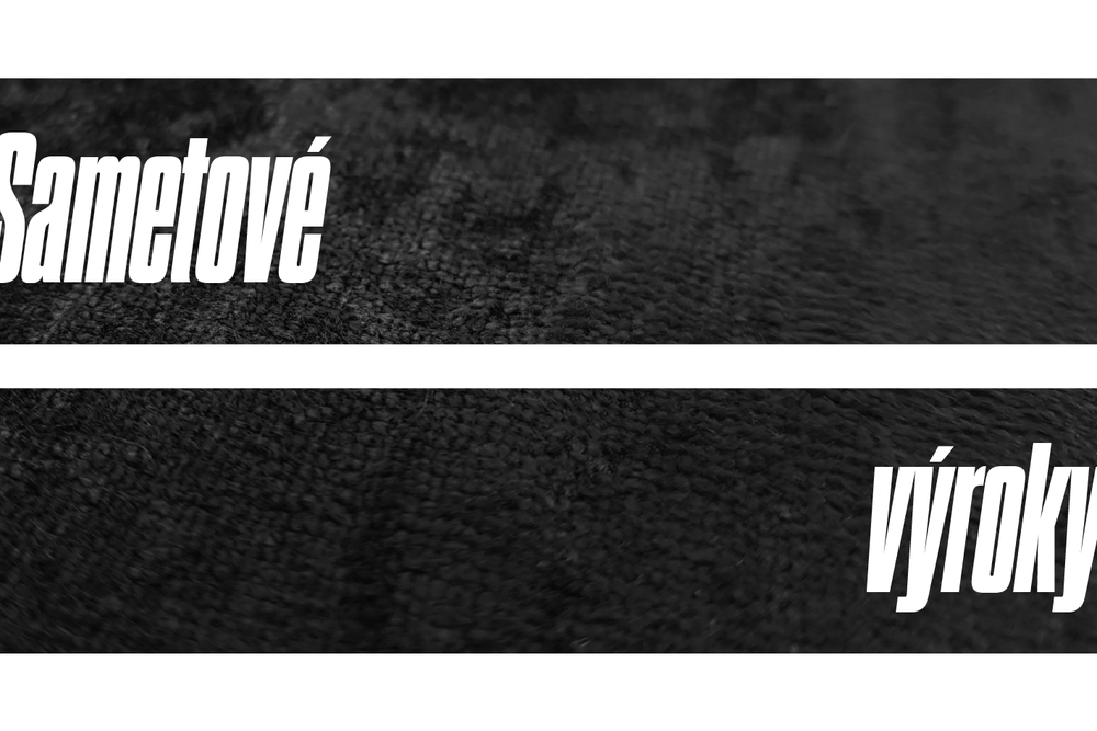 Sametové výroky - AR poster