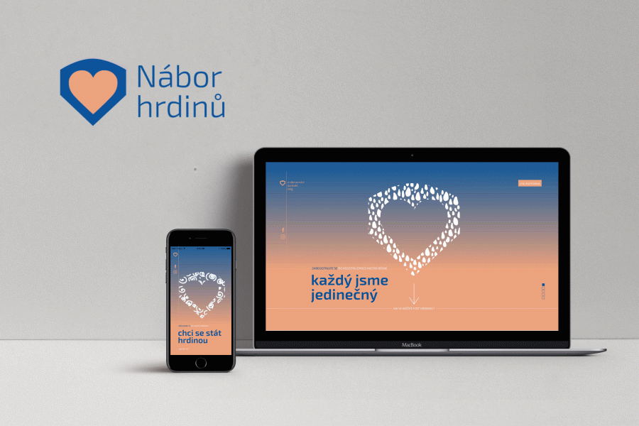 Redesign vizuálního stylu Náboru hrdinů