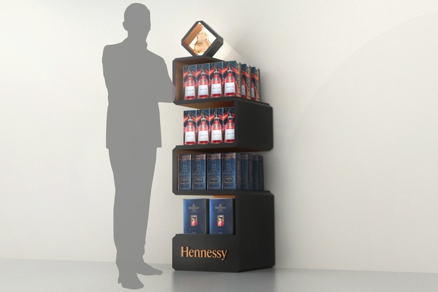 HENNESSY - výstavný display