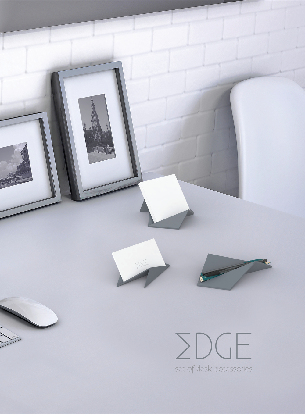 Edge - set of desk accessories