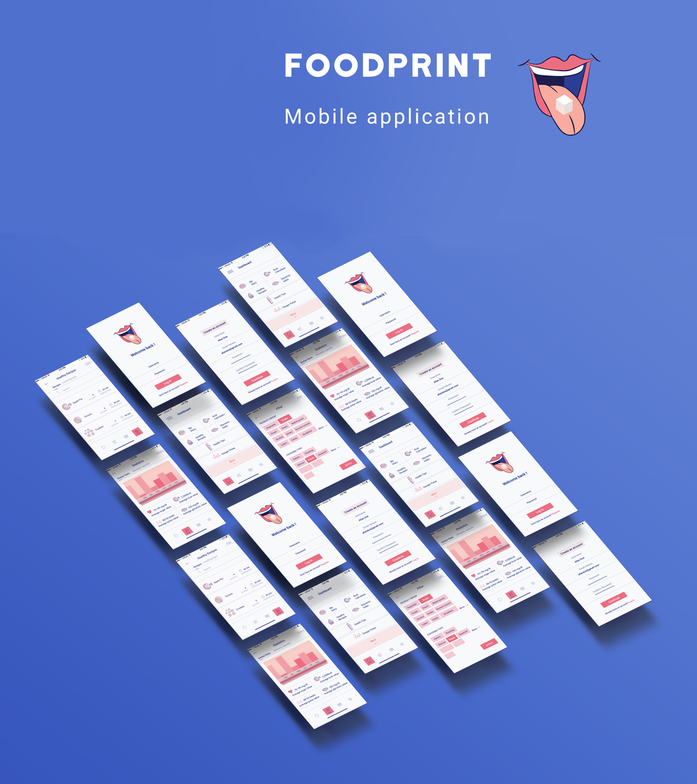 Foodprint- mobilní aplikace 