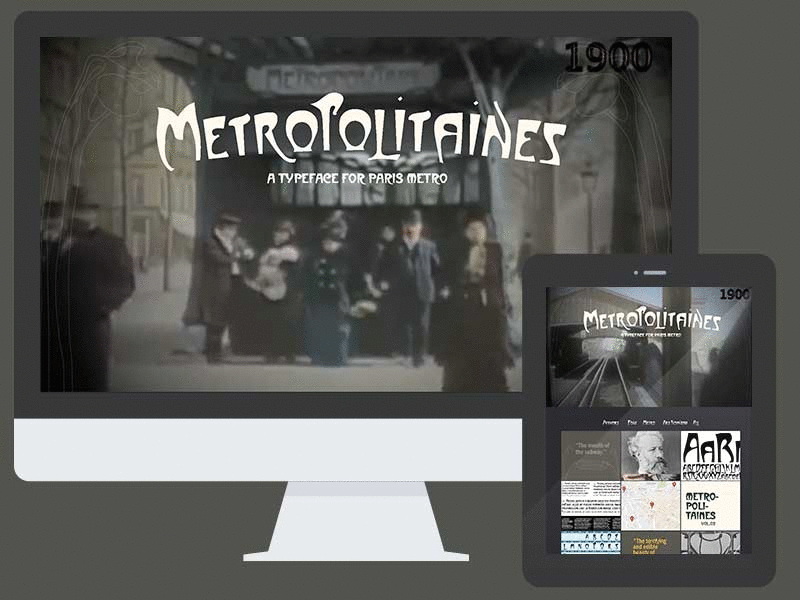 Microsite - Metropolitaines