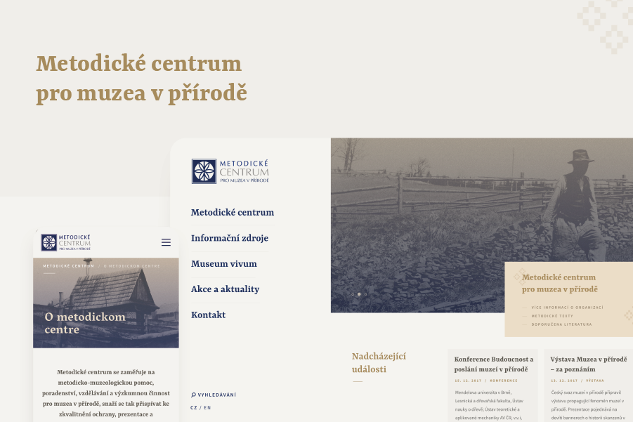 Web Metodického centra pre múzea v prírode