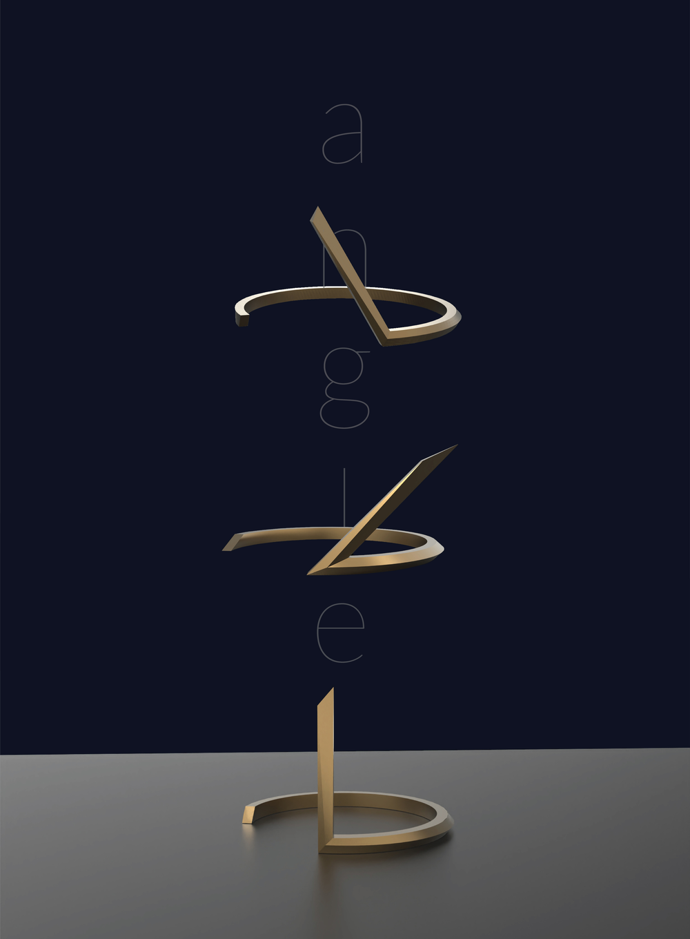 Angle - šperk inšpirovaný matematikou