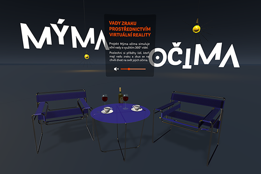 Vady zraku prostřednictvím virtuální reality