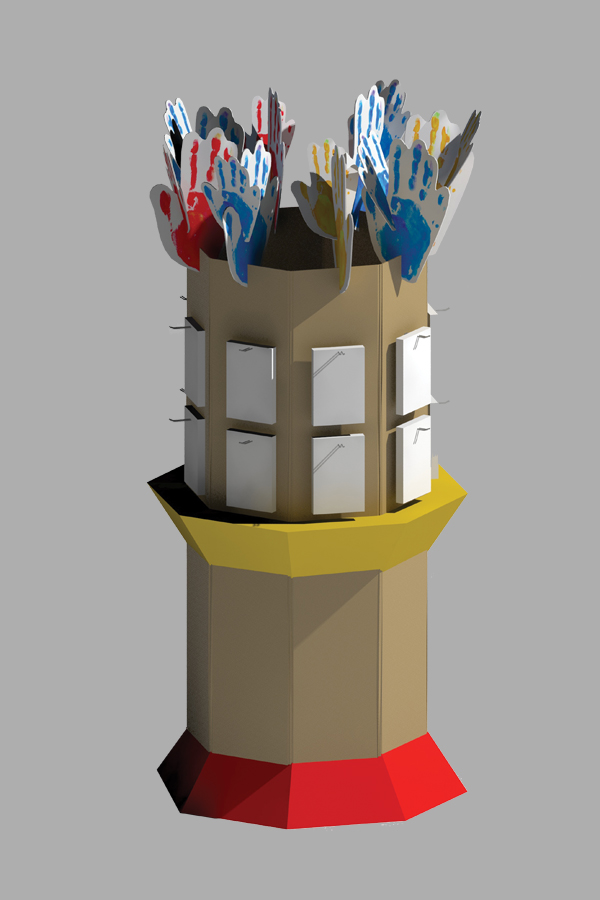 P.O.P. stojan pro UNICEF