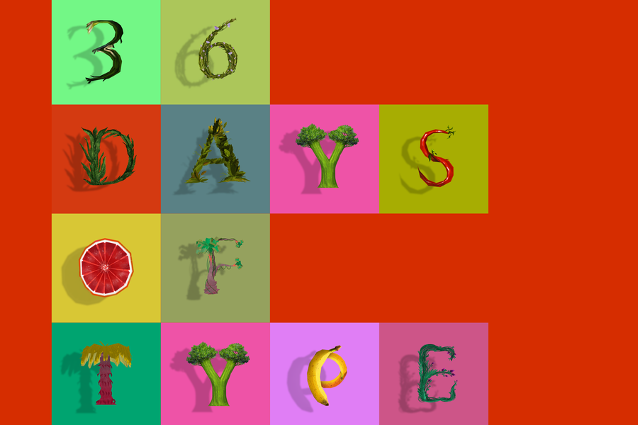 Individuální projekt 36 days of type