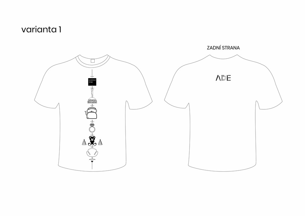 Návrh ateliérového trička