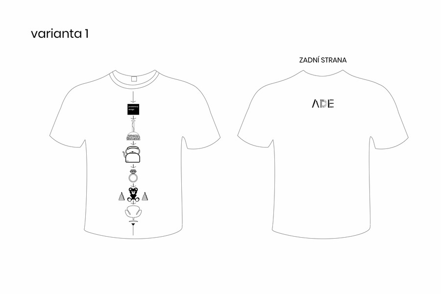 Návrh ateliérového trička