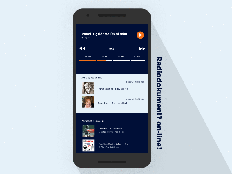 Radiodokument on-line