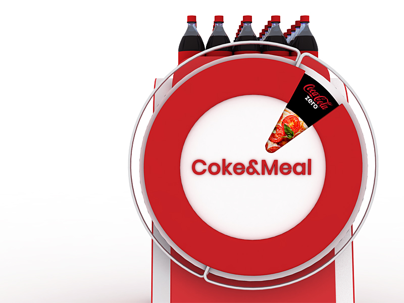 P.O.P. stojan / Coca-Cola