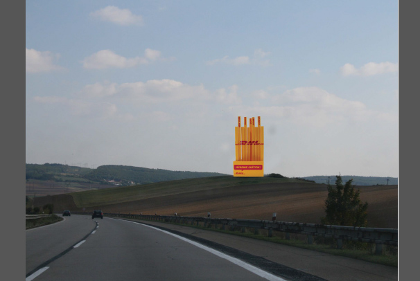 Prostorový poutač DHL