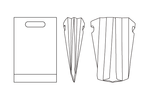 Nový tvar a funkce igelitové tašky