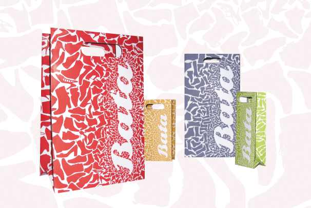 Potisk tašek pro firmu Baťa