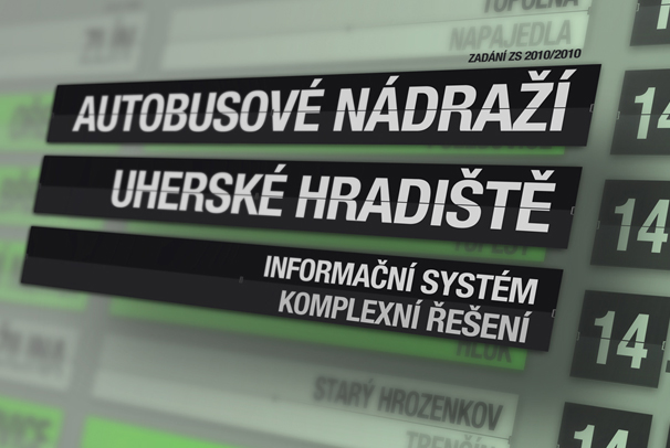 informačný systém autobusovej stanice v UH