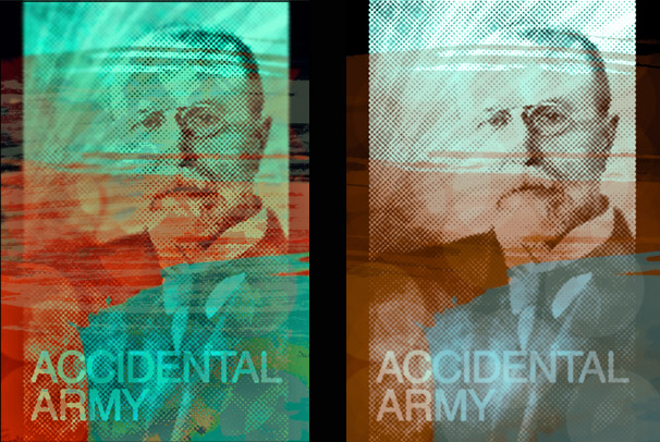 Accidental Army, plakáty a obaly na cd