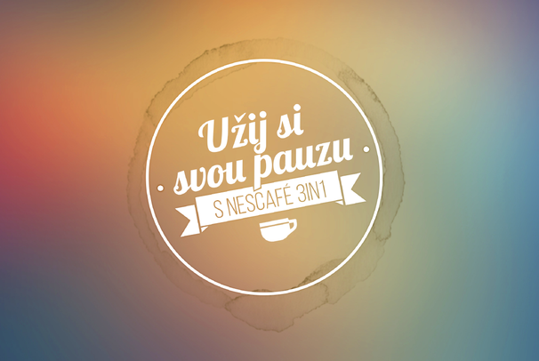 Užij si svou pauzu s Nescafé 3 in 1
