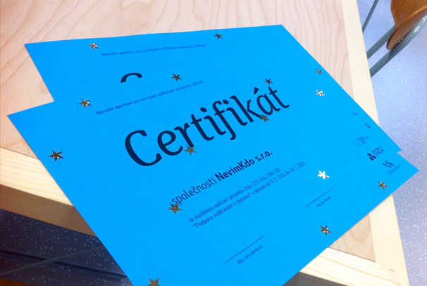 Certifikát